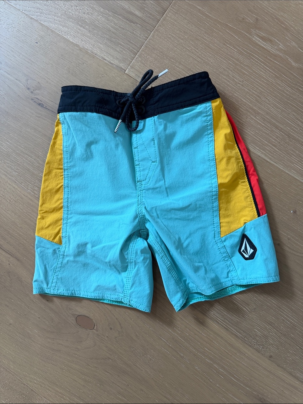Volcom Bright Teal Kids Swim Trunks